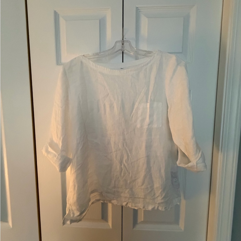 Muji linen top
